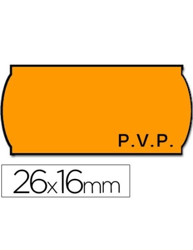 ETIQUETAS ADH. METO 9156533 ONDUL. 26X16MM PVP NJ. 1200UD.