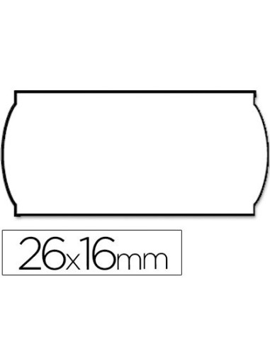 ETIQUETAS ADH. METO 9112801 ONDUL. 26X16MM 1200UD.