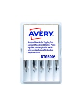 REPUESTO AGUJA AVERY CORTA  BASE PLAST.PISTOLA NAVETES TGS005  5 UD.