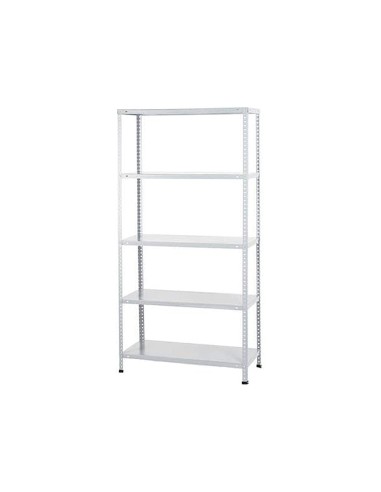 ESTANTERIA METALICA AR STORAGE 180X90X40 CM 5 ESTANTES 80 KG BL.