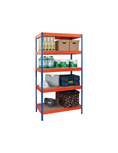 ESTANTERIA MET.AR STORAGE192X100X50CM 5 EST.300KG POR EST.