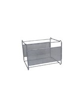 SOPORTE CARPETAS COLGANTE A4 Q-CONNECT REJILLA PLATA 2