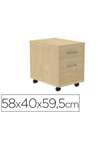 CAJONERA ROCADA 2 CAJ.SERIE STORE 58X40X59,5 CM AA01 HAYA/HAYA