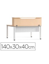 MOSTRADOR ALTILLO ROCADA METAL EXECUTIVE 140X30X40CM.AA01 HAYA/HAYA