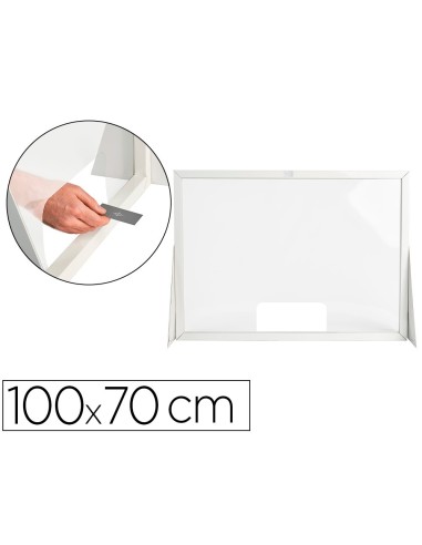 PANTALLA PROTECCION Q-CON.CARTON FORMATO HORIZONTAL 100X70 CM