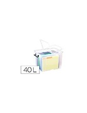 CONTENEDOR PLASTICO CEP 40L.397X498X329 MM TPTE.C/TAPA CIERRE HERM. 2