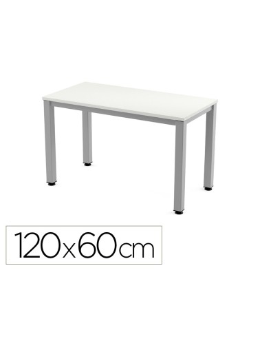 MESA OFICINA ROCADA EXECUTIVE 2000AD04 ALUMINIO/BL.120X60 CM