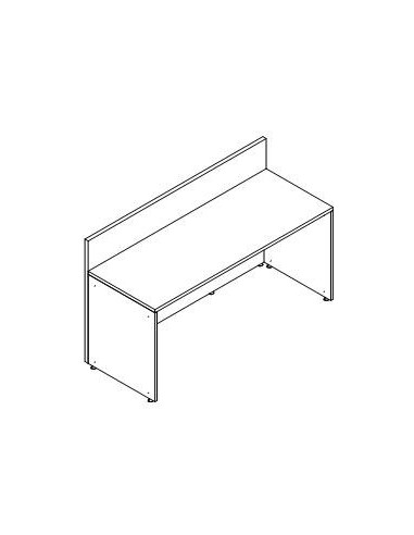 MOSTRADOR MAYA 200X63 FRONTAL MELAMINA