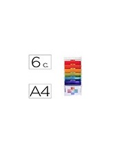 CLASIFICADOR PARED EXACOMPTA PP. CRISTAL 6 COMPARTIMENTOS 2