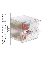 ARCHICUBO ARCHIVO 2000 2 CAJ. ORGANIZADOR MODULAR PLASTICO 190X152X15