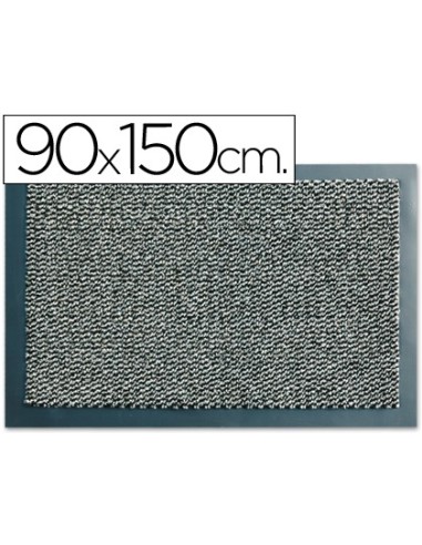 ALFOMBRA FAST ANTIPOLVO LAVABLE GRIS 90X150 CM