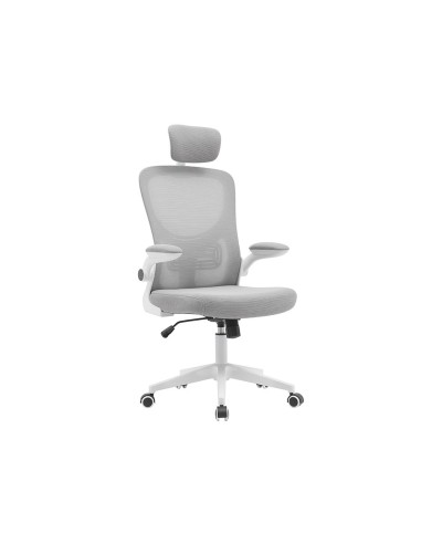 SILLA Q-CON.ERGO.PALERMO MALLA BASE NYLON AL.MAX 1300X610X600 BL.GRIS