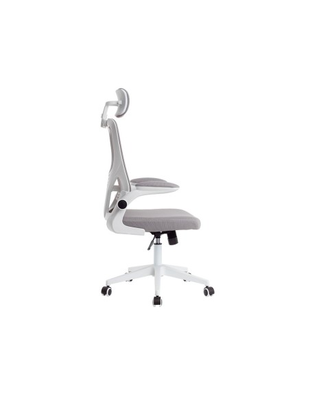 SILLA Q-CON.ERGO.PALERMO MALLA BASE NYLON AL.MAX 1300X610X600 BL.GRIS