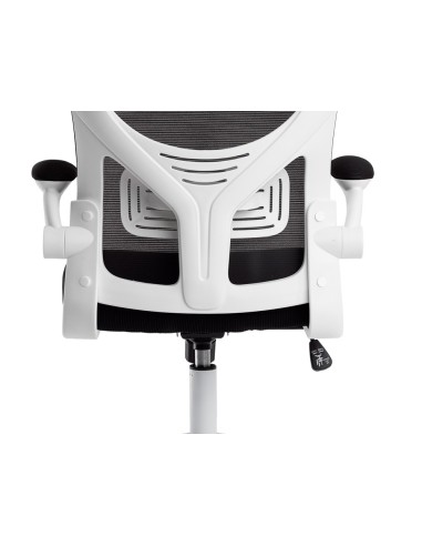 SILLA Q-CON.ERGO PALERMO MALLA BASE NYLON ALT MAX 1300X610X600 BL.NG.