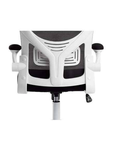 SILLA Q-CON.ERGO PALERMO MALLA BASE NYLON ALT MAX 1300X610X600 BL.NG.