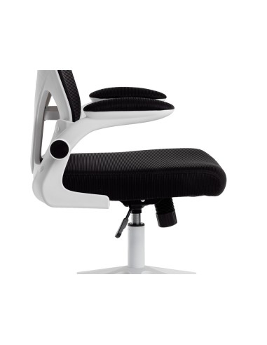 SILLA Q-CON.ERGO PALERMO MALLA BASE NYLON ALT MAX 1300X610X600 BL.NG.
