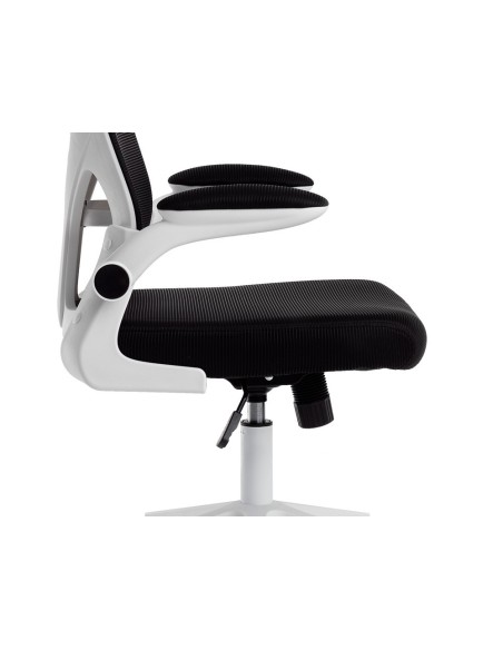 SILLA Q-CON.ERGO PALERMO MALLA BASE NYLON ALT MAX 1300X610X600 BL.NG.