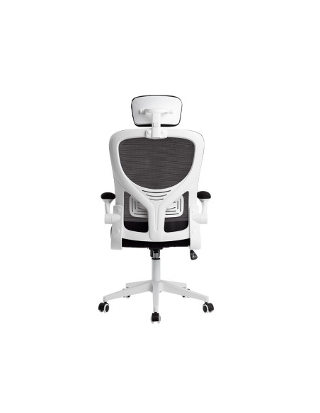 SILLA Q-CON.ERGO PALERMO MALLA BASE NYLON ALT MAX 1300X610X600 BL.NG.