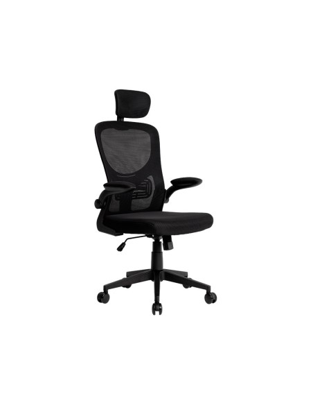 SILLA Q-CON.ERGO PALERMO MALLA BASE NYLON ALT MAX 1300X610X600 NG.