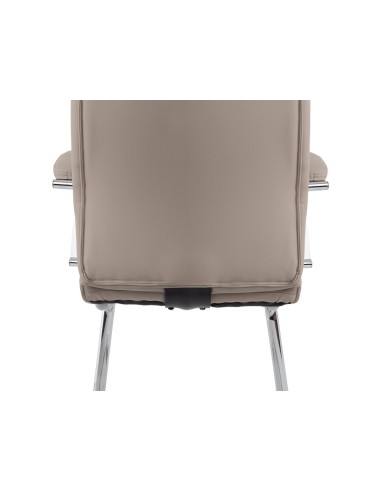 SILLA Q-CON.MODENA SIMIL PIEL B.MET.ALT MAX 1050X630X 650 GRIS