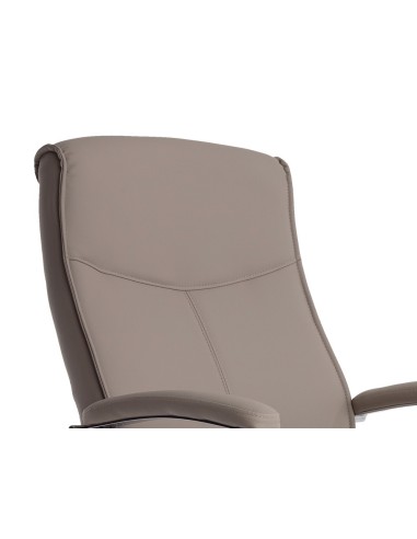 SILLA Q-CON.MODENA SIMIL PIEL B.MET.ALT MAX 1050X630X 650 GRIS