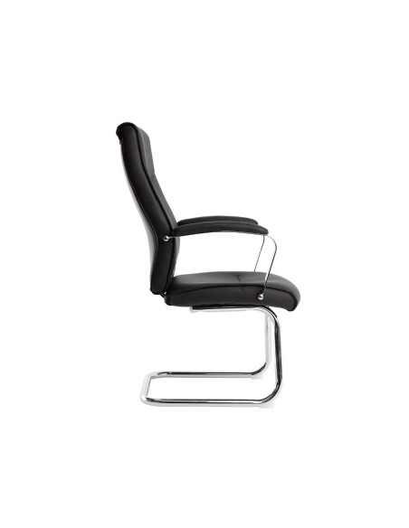 SILLA Q-CON. MODENA SIMIL PIEL B. MET.ALT MAX 1050X630X650 NG.