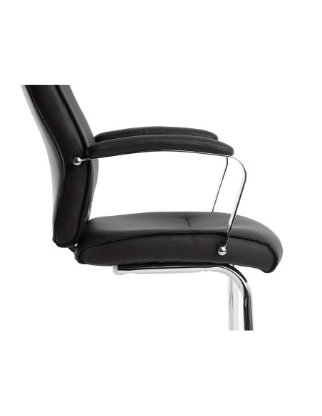 SILLA Q-CON. MODENA SIMIL PIEL B. MET.ALT MAX 1050X630X650 NG.