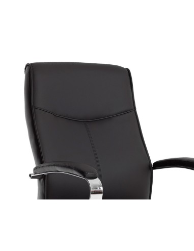 SILLA Q-CON. MODENA SIMIL PIEL B. MET.ALT MAX 1050X630X650 NG.