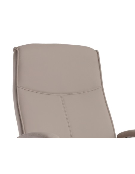 SILLA Q-CON.DIREC MODENA SIMIL PIEL B.MET.ALT MAX 1210X630X650MM GRIS