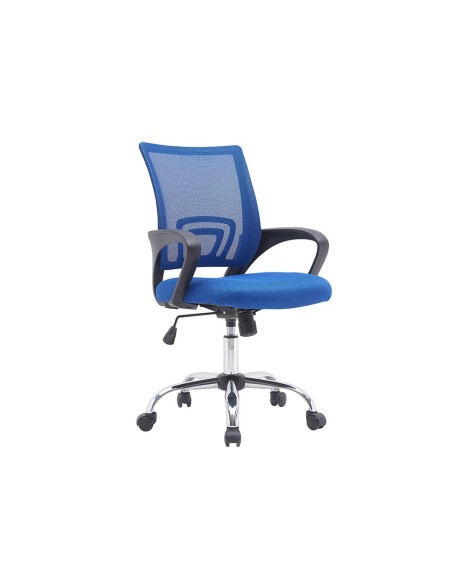 SILLA Q-CON.SIENA MALLA BASE MET.ALT MAX 1000X560X570 RUEDAS NG.AZ. SILLA Q-CON.SIENA MALLA BASE MET.ALT MAX 1000X560X570 RUEDAS NG.AZ.