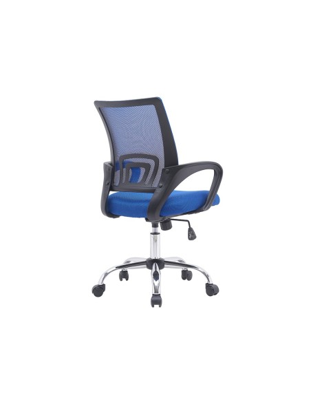 SILLA Q-CON.SIENA MALLA BASE MET.ALT MAX 1000X560X570 RUEDAS NG.AZ. SILLA Q-CON.SIENA MALLA BASE MET.ALT MAX 1000X560X570 RUEDAS NG.AZ.