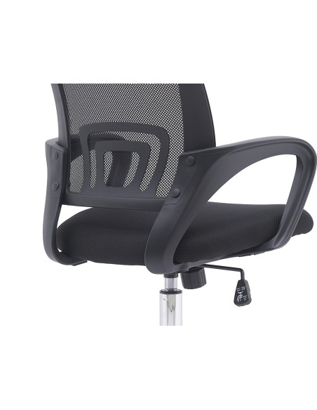SILLA Q-CON.SIENA MALLA BASE MET.ALT MAX 1000X 560X570 NG. SILLA Q-CON.SIENA MALLA BASE MET.ALT MAX 1000X 560X570 NG.