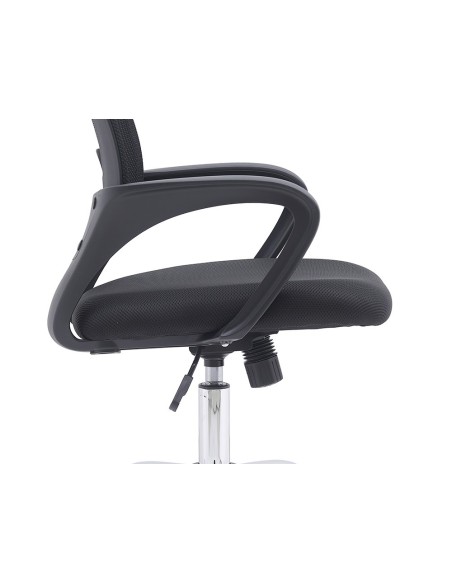 SILLA Q-CON.SIENA MALLA BASE MET.ALT MAX 1000X 560X570 NG. SILLA Q-CON.SIENA MALLA BASE MET.ALT MAX 1000X 560X570 NG.