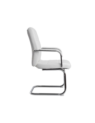 SILLA Q-CON.  PIA VE SIMIL PIEL BASE MET.ALT MAX 1050X610X680 BL. SILLA Q-CON.  PIA VE SIMIL PIEL BASE MET.ALT MAX 1050X610X680 BL.