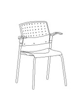 SILLA COLECTIVIDADES S/ VERONA-1 PVC 2