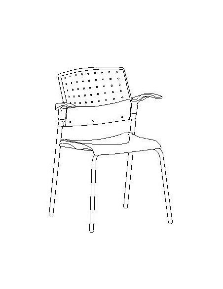 SILLA COLECTIVIDADES S/ VERONA-1 PVC