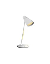 LAMPARA OFICINA Q-CON.SOBREMESA ABS TACTIL 6W 32 LED 330LM BL.