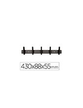 PERCHERO  PARED METALICO 5 COLGADORES NG.430X88X55MM 2