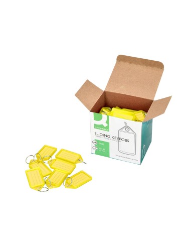 LLAVERO PORTAETIQUETAS Q-CON.COMP. AM. CAJA 40 UD. LLAVERO PORTAETIQUETAS Q-CON.COMP. AM. CAJA 40 UD.
