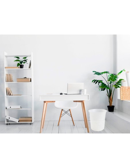 PAPELERA PLAST.Q-CON.TPTE.13LT.DIM, 275X285MM