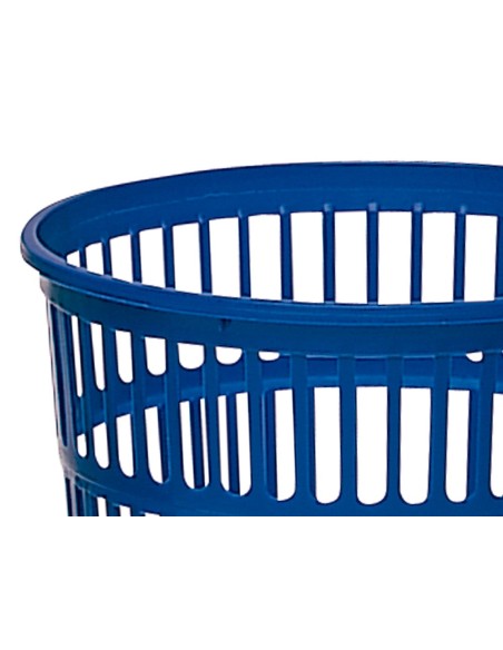 PAPELERA PLASTICO 119 AZUL MEDIDA 27.5X27.5 CM