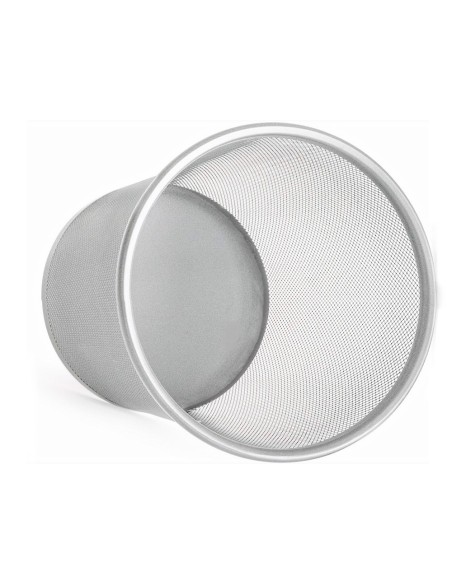 PAPELERA METALICA Q-CON.GRIS REJILLA 295X345MM