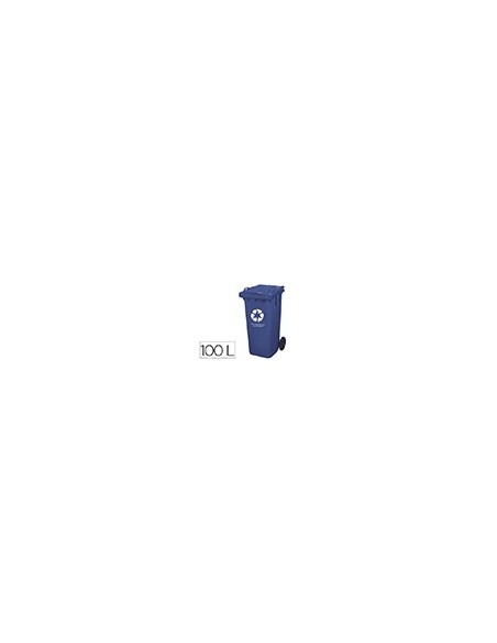 CONTENEDOR PLASTICO Q-CON. CAP. 100 LITROS AZUL 800X510X525 MM C/RUED