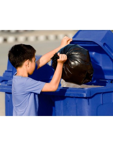 CONTENEDOR PLASTICO Q-CON. CAP. 100 LITROS AZUL 800X510X525 MM C/RUED