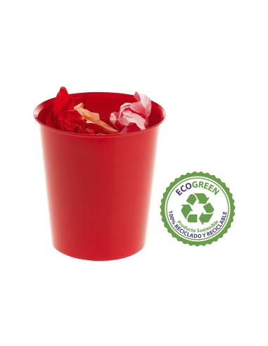 PAPELERA PLAST.ARCHIVO 2000 ECOGREEN 100% RECICLADA 18LT.RJ. 290X310