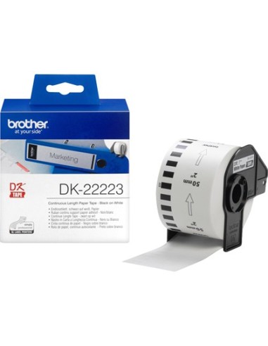 DK-22223 ETIQUETAS BROTHER BL. 50MMX30,48MT. REMOV.