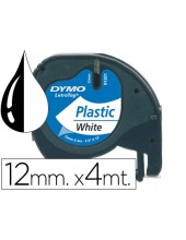 CINTA DYMO 91201 12MMX4MT NG./BL.PERLA D1