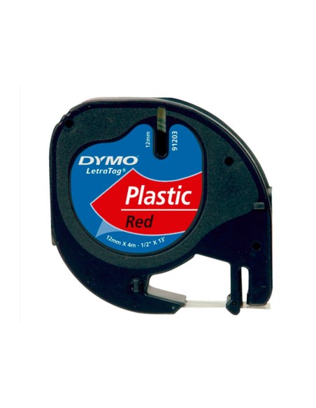 CINTA DYMO 91203 12MMX4MT NG./RJ. D1 CINTA DYMO 91203 12MMX4MT NG./RJ. D1