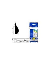 TZE-251 CINTA BROTHER BL./NG. 24MMX8MT. 2