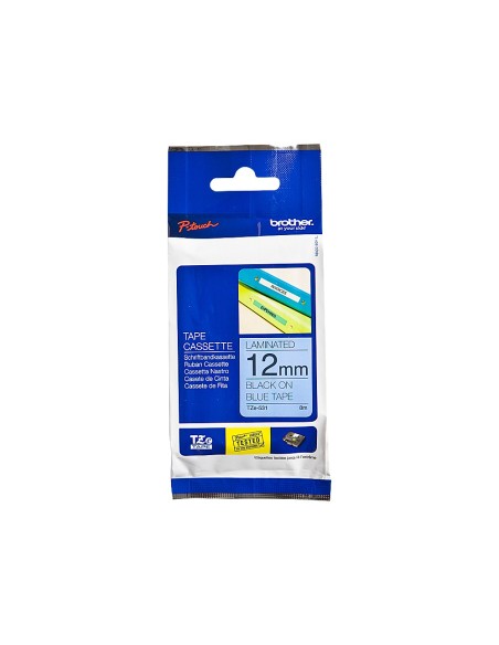 TZE-531 CINTA BROTHER AZ./NG. 12MMX8MT. TZE-531 CINTA BROTHER AZ./NG. 12MMX8MT.